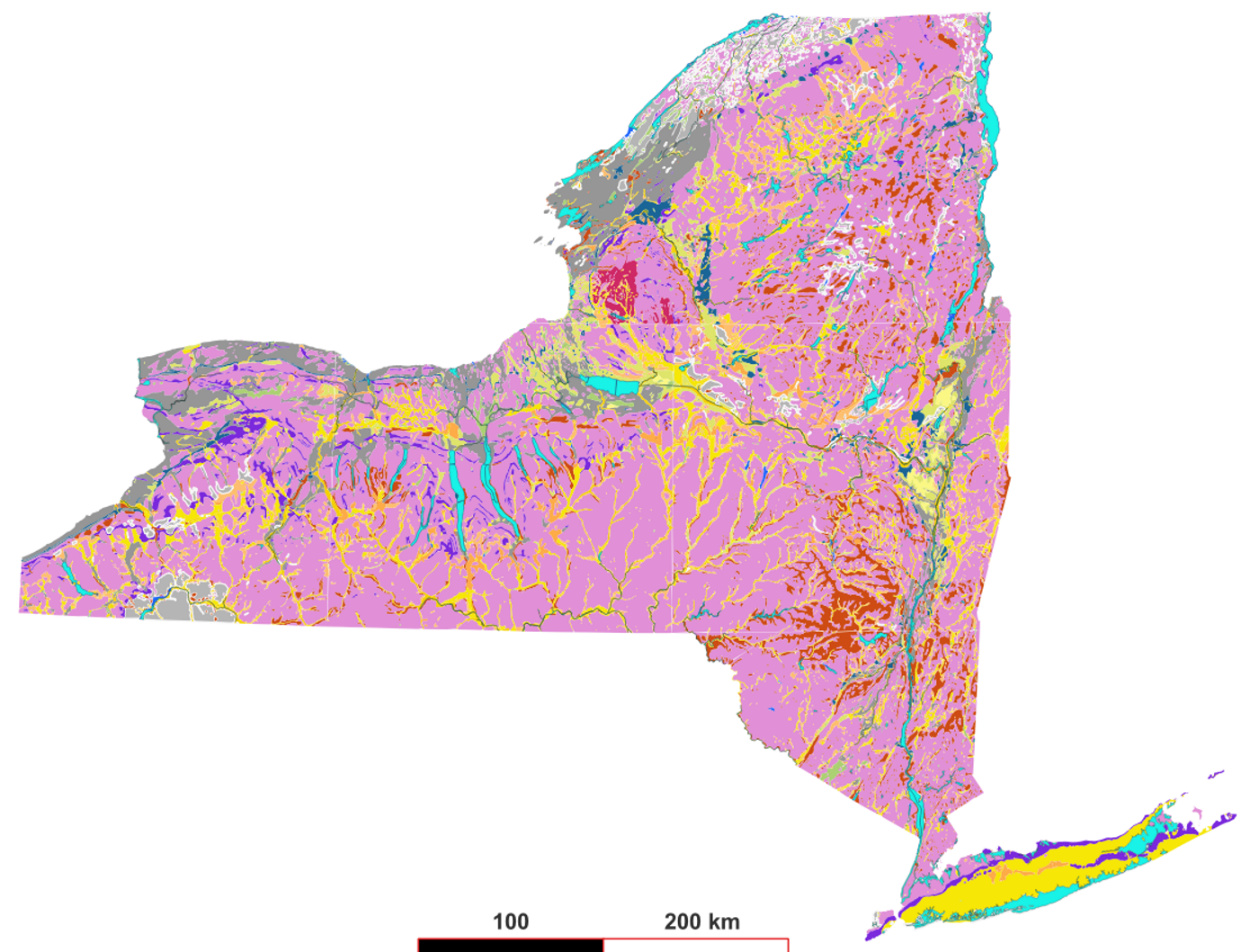 New York Surficial Geology